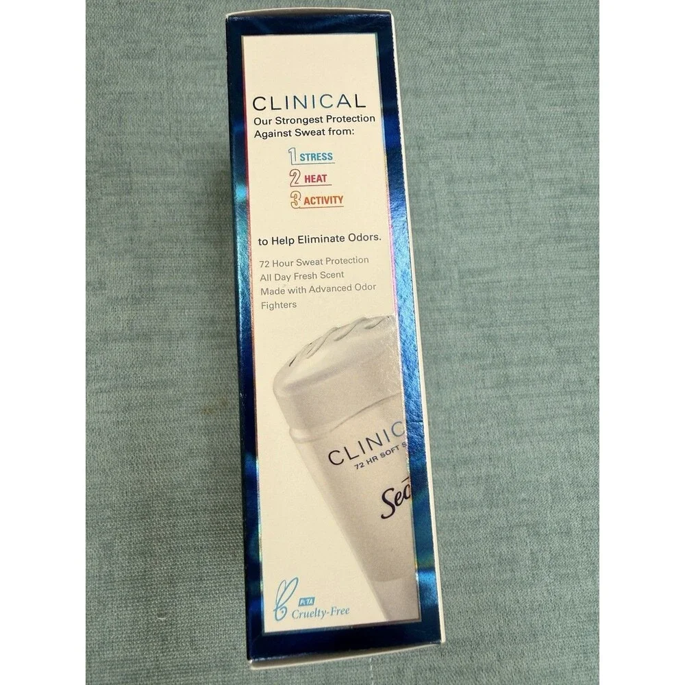 Secret Clinical 72 Hr Soft Solid Light & Fresh Deodorant 2.6 oz. - Exp 04/25